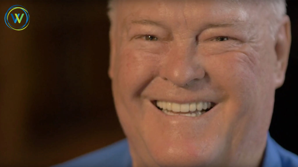 Smilling patient Leroy giving a testimonial
