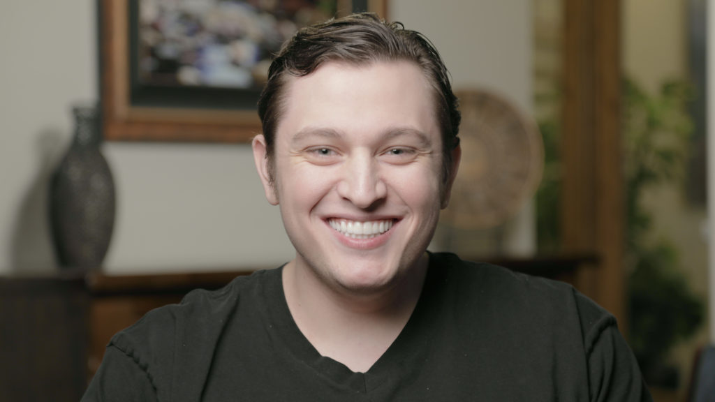 Smilling patient Josh giving a testimonial