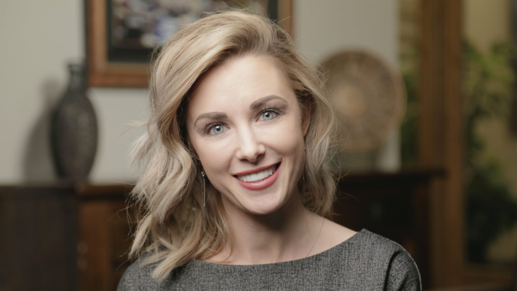 Smilling patient Brittany giving a testimonial